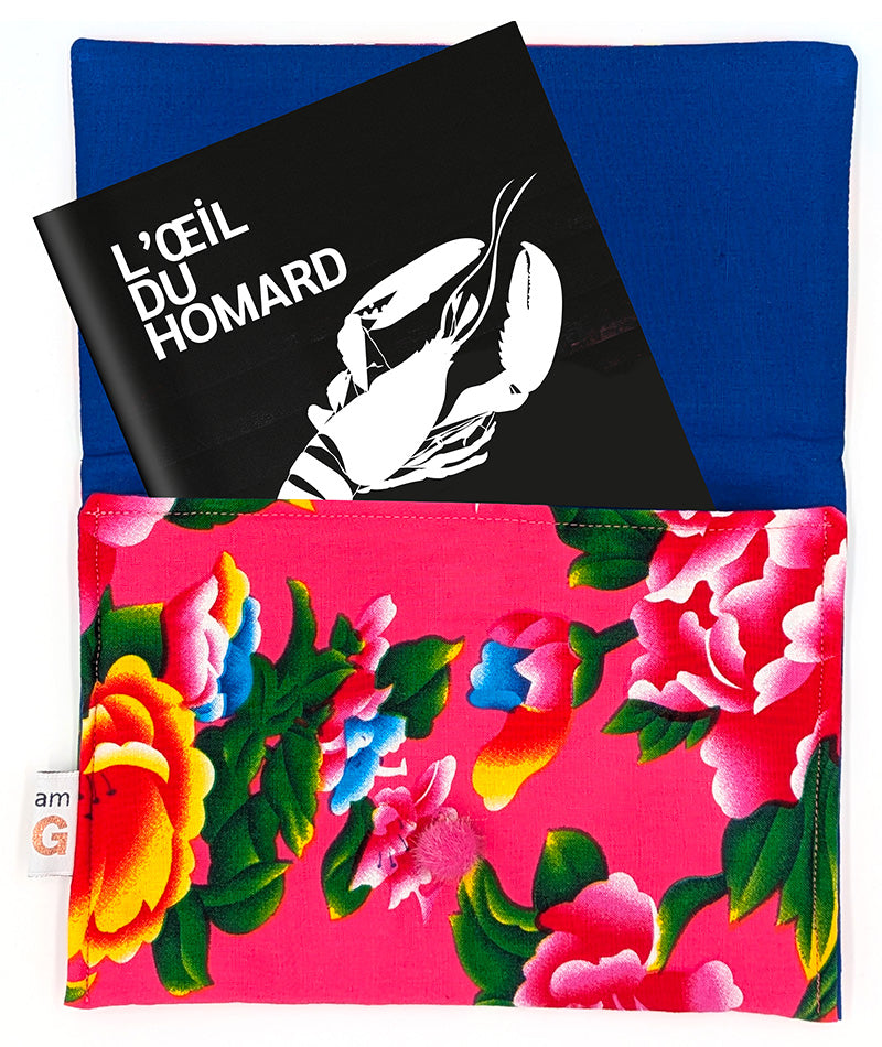 Pochette à livre "Pivoines"