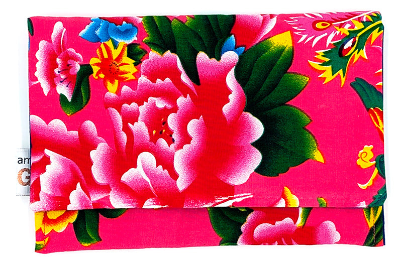 Pochette à livre "Pivoines"