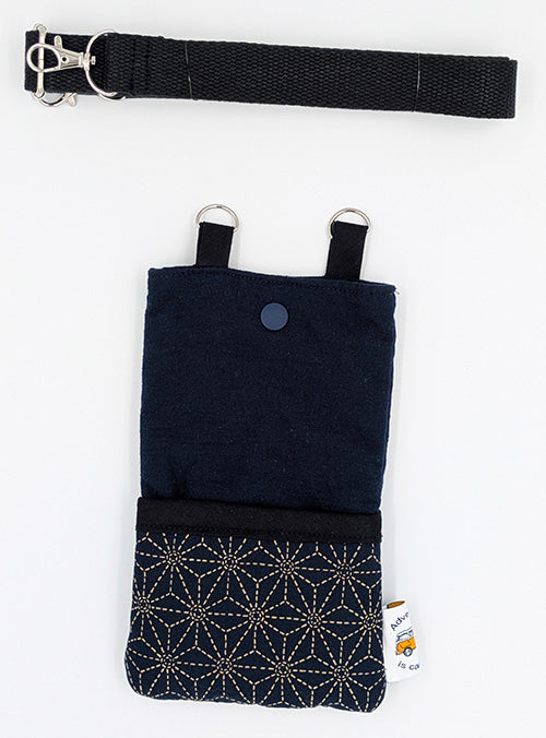 Pochette mini Smartphone • Collection "Sashiko"