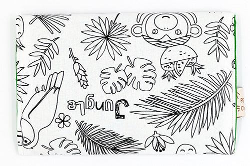 Pochette livre Jungle • Collection "Coloriage"