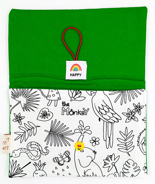 Pochette livre Jungle • Collection "Coloriage"
