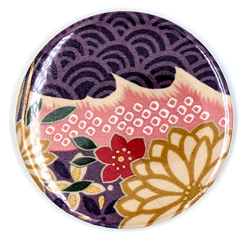 Miroir de poche • Collection "Fleurs"