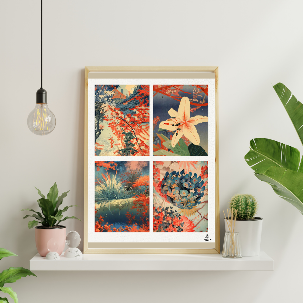 Lot de 4 cartes postales • Natural | Agnès Dorval