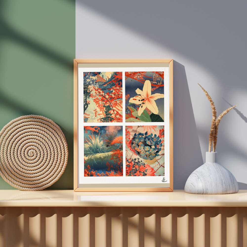 Lot de 4 cartes postales • Natural | Agnès Dorval