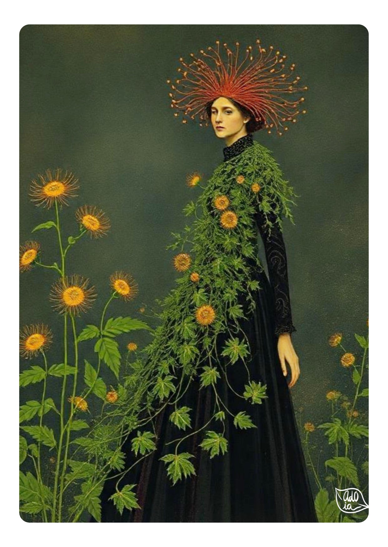 Postale carte • AdOia Thyrse II