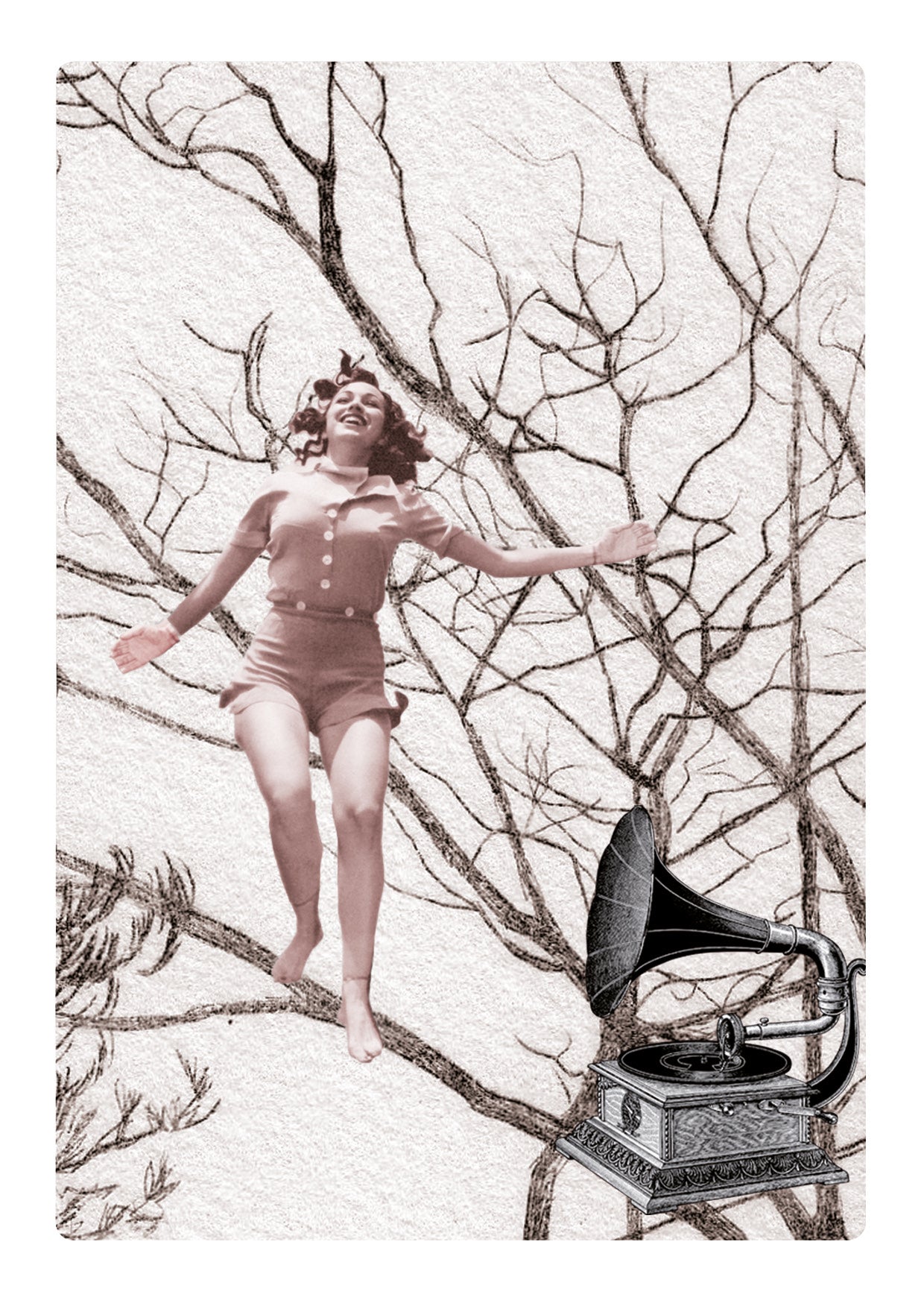 Promotion - Lot de 4 cartes postales • "Vintage" | Miss Sardine