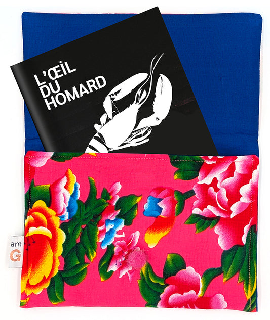 Pochette à livre "Pivoines"