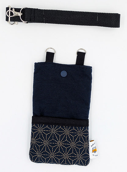 Pochette mini Smartphone • Collection "Sashiko"