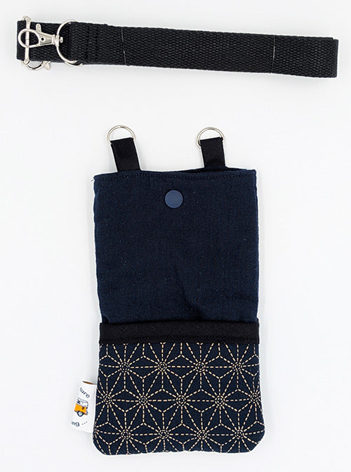 Pochette mini Smartphone • Collection "Sashiko"