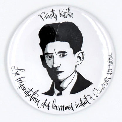 Miroir de poche "Franz Kafka"