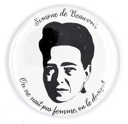 Miroir de poche "Simone de Beauvoir"