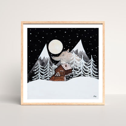 Carte postale • Loup