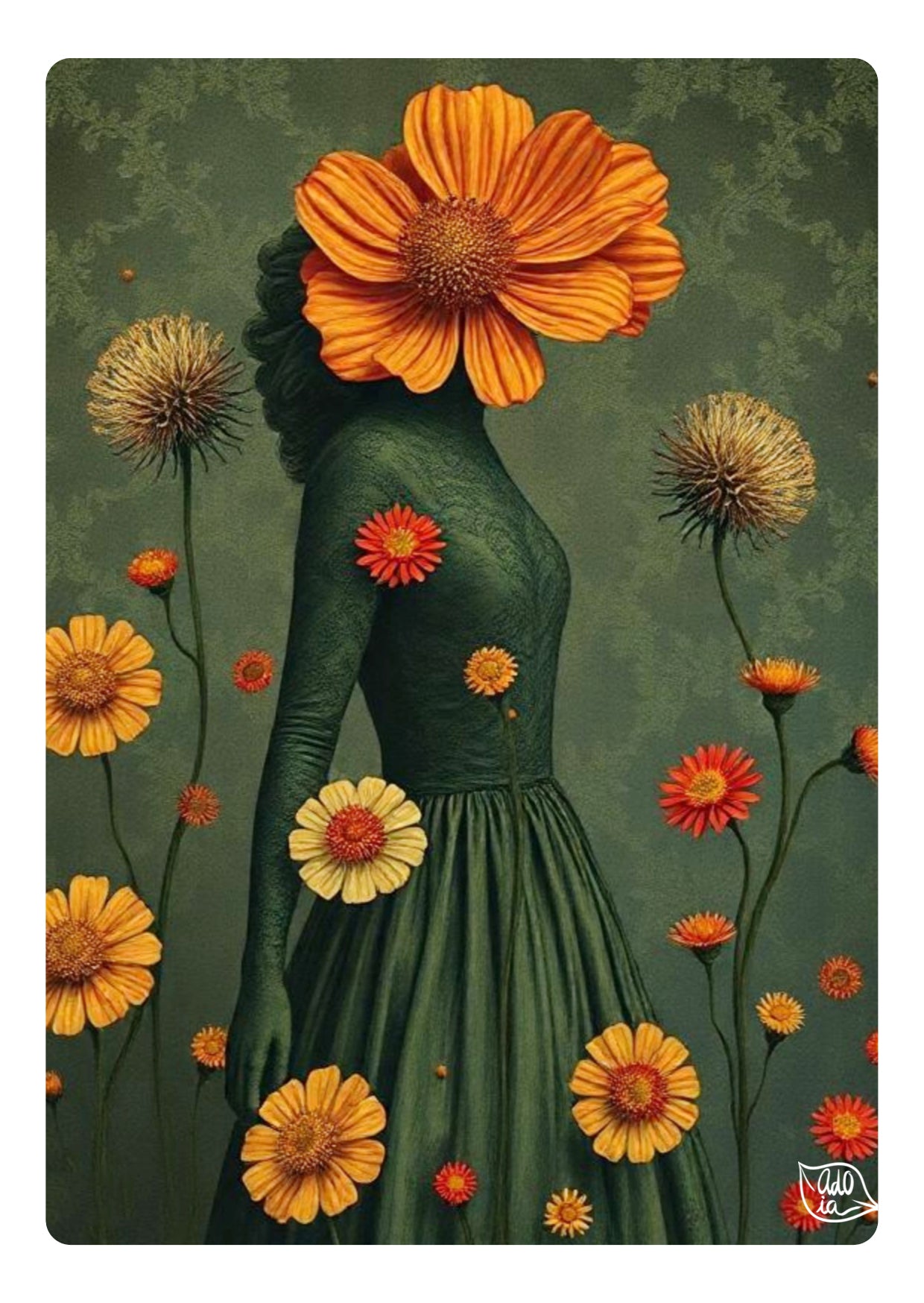 Lot de 4 cartes postales • Thyrse | Agnès Dorval