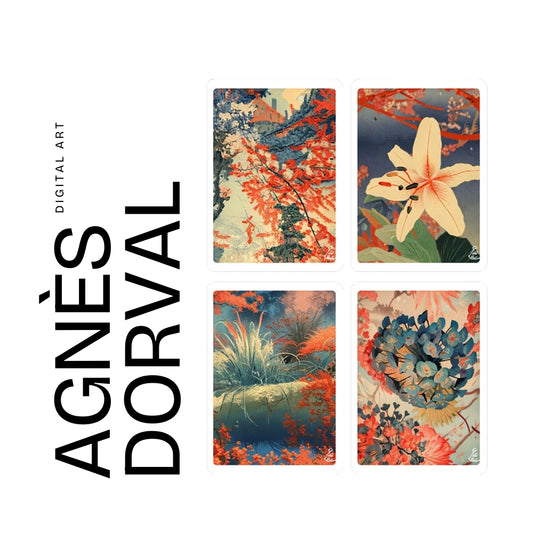 Promotion - Lot de 4 cartes postales • Natural | ADO