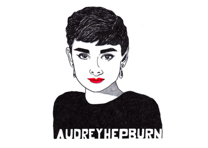 Carte postale • Audrey Hepburn