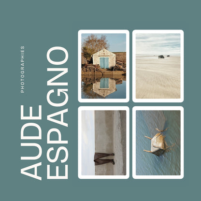 Lot de 4 cartes postales • Île d'Oléron | Aude Espagno